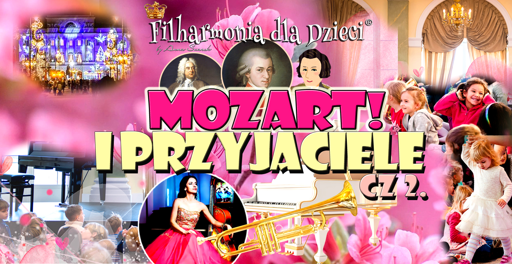 MOZART I PRZYJACIELE!🥰 MOZART, HAENDEL i CHOPIN muzyczni geniusze dla Dzieci