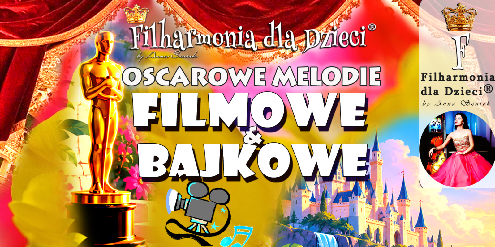 oscar melodie filmowe bajkowe filharmonia dla dzieci plakat